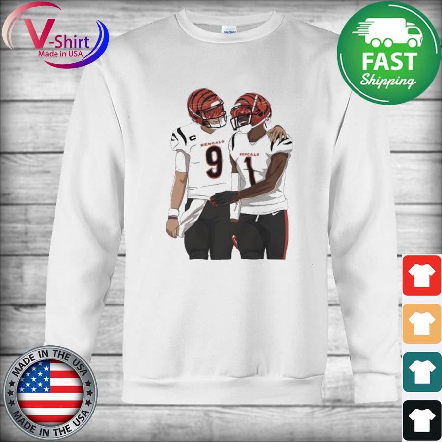 Joe Burrow x Ja'marr Chase Cincinnati Bengals Shirt, hoodie