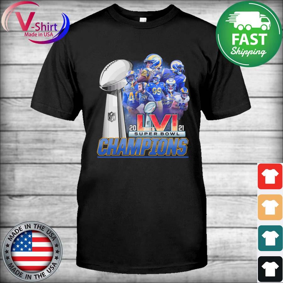 Los Angeles Rams NFL 2021 Super Bowl LVI Champions Shirt