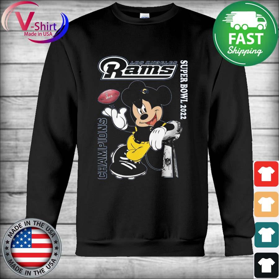 Mickey los angeles rams 2022 super bowl champions shirt, hoodie, sweater,  long sleeve and tank top