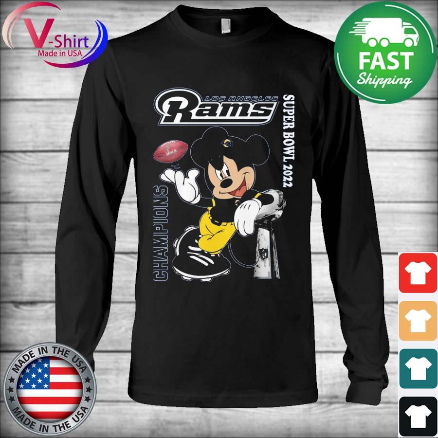 Mickey los angeles rams 2022 super bowl champions shirt, hoodie, sweater,  long sleeve and tank top