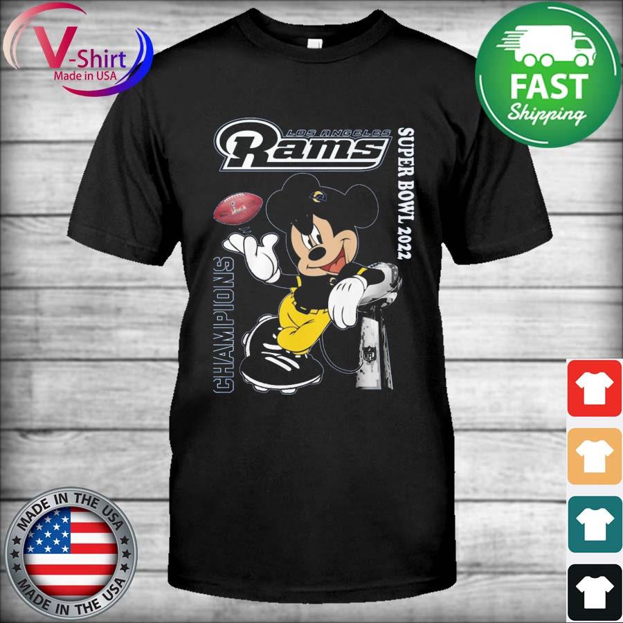 Mickey Mouse Los Angeles Rams Super Bowl 2021 Champions shirt