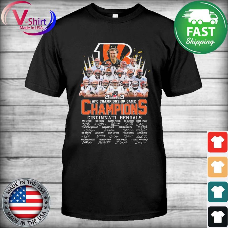 Cincinnati Bengals 2021 Championship Champions AFC Championship Shirt 