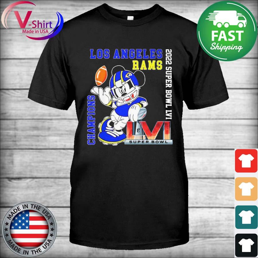 Original Official Mickey Mouse Los Angeles Rams 2022 Super Bowl Lvi  Champions Shirt, hoodie, sweater, long sleeve and tank top