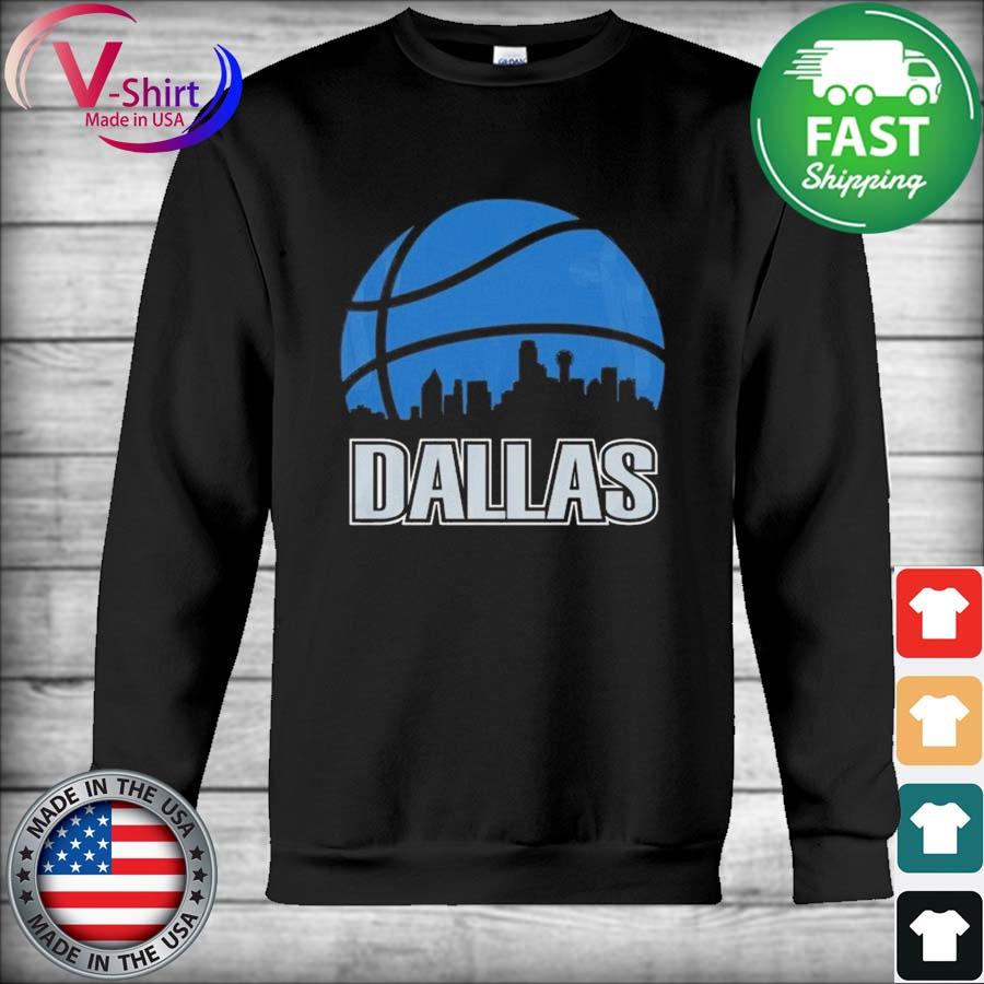 Dallas Mavericks NBA City Skyline shirt, hoodie, sweater and v-neck t-shirt