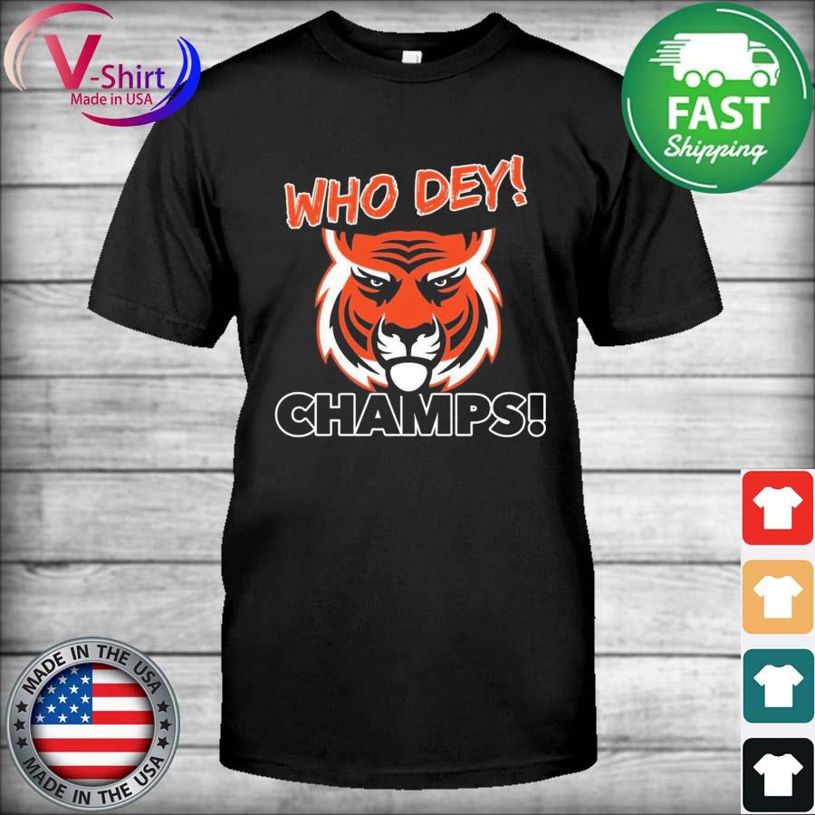 Official Who Dey Champs Cincinnati Bengals Shirt, hoodie, sweater