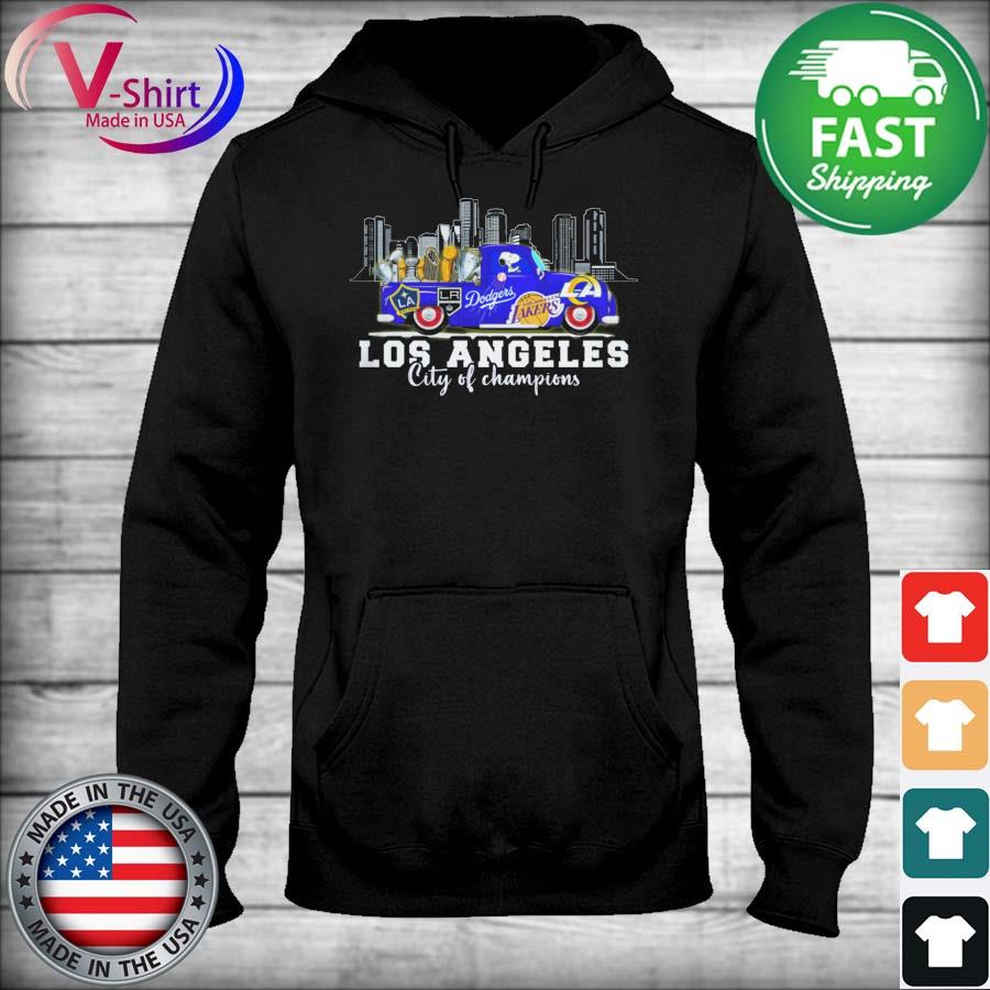 Los Angeles City Of Champions Dodgers Lakers Rams Galaxy T-Shirt