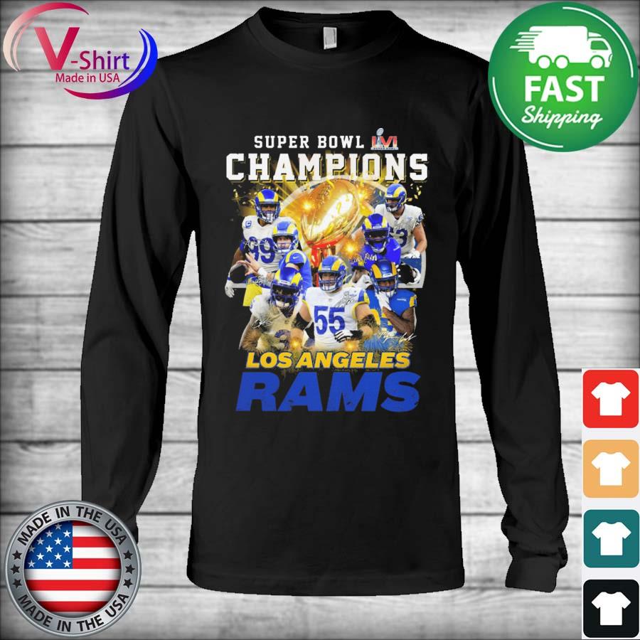 Los Angeles Rams Super Bowl Lvi Champions 2022 Signatures Shirt, hoodie,  sweater, long sleeve and tank top