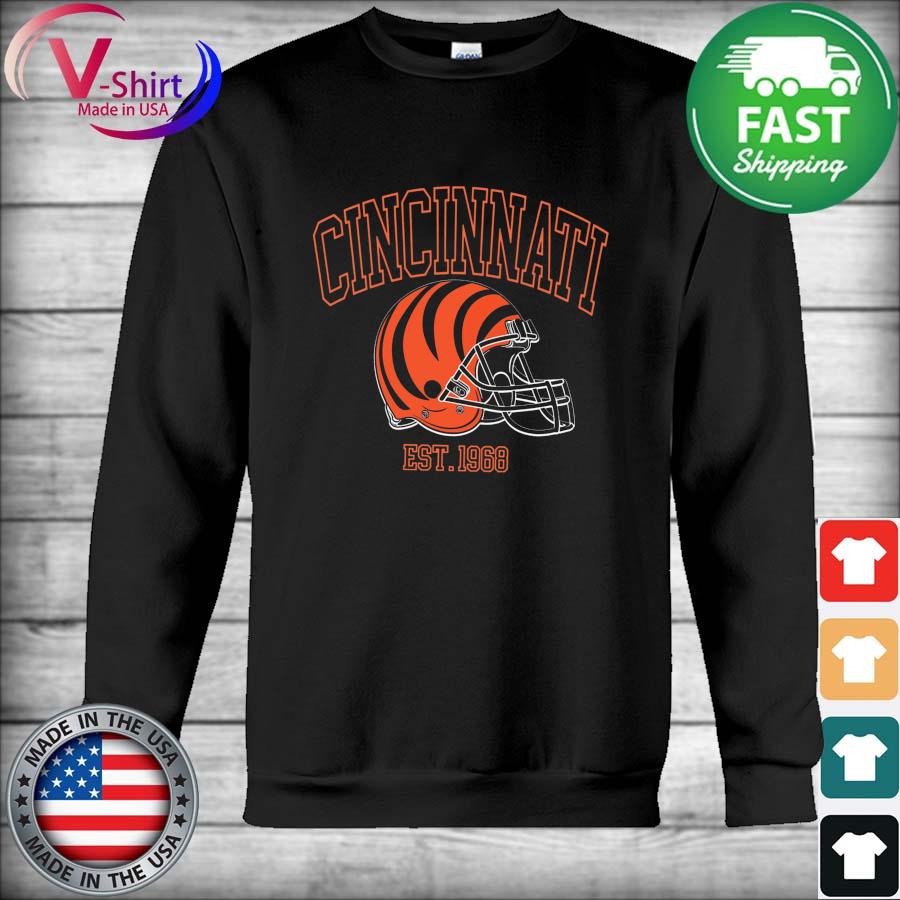 Cincinnati Bengals Football Team since 1968 retro shirt, hoodie, sweater,  long sleeve and tank top