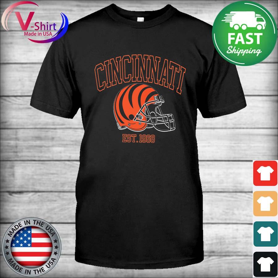 Cincinnati Bengals football est. 1968 go Bengals logo shirt, hoodie,  sweater, long sleeve and tank top