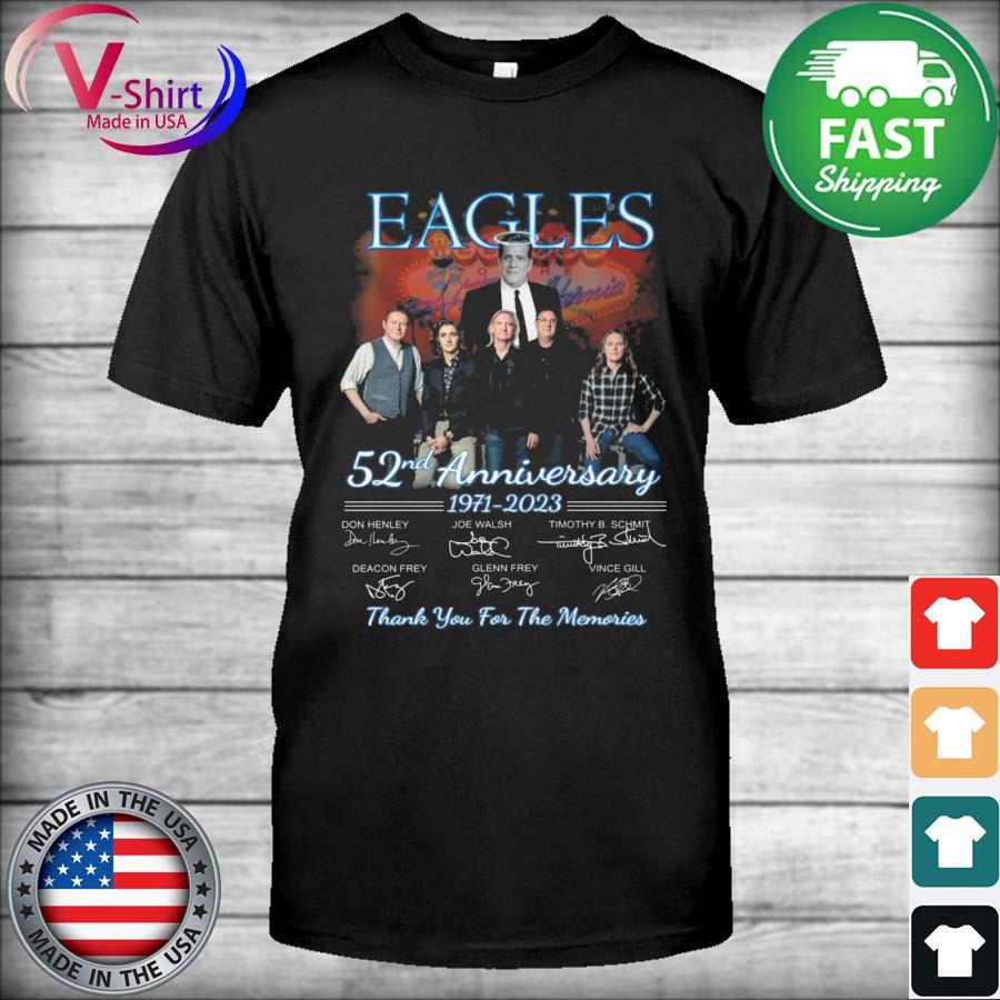 Eagles Signed 52nd Anniversary 1971-2023 Thank You Memories Unisex