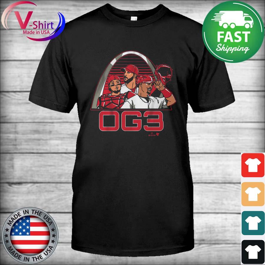 Top Molina Wainwright Pujols OG3 STL Shirt, hoodie, sweater, long sleeve  and tank top