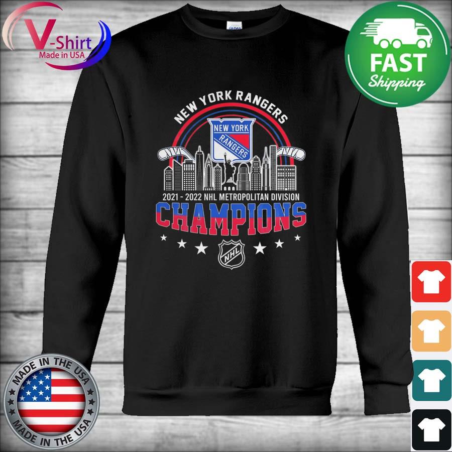 New York Rangers 2021-2022 NHL Metropolitan Division Champions logo T-shirt,  hoodie, sweater, long sleeve and tank top