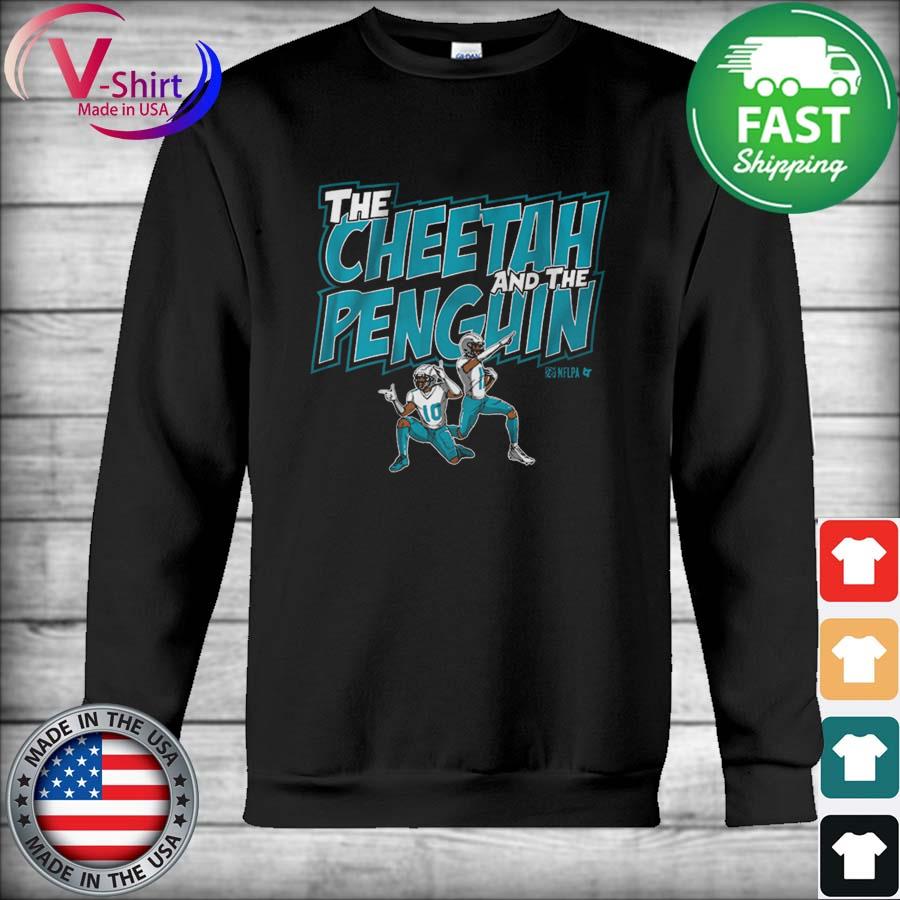 The cheetah and the Penguin Miami Dolphins shirt, hoodie, sweater, long  sleeve and tank top