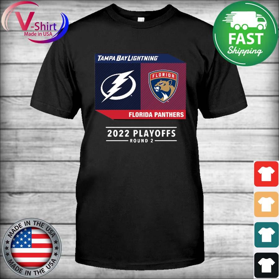 2022 Playoffs Round 2 Lightning vs Panthers Match-up Tee Shirt