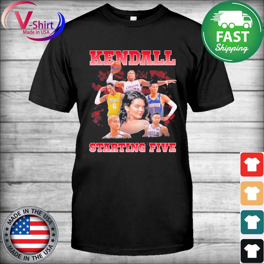 Funny Kendall Starting Five Loahaddian Kendall Jenner Team Shirt