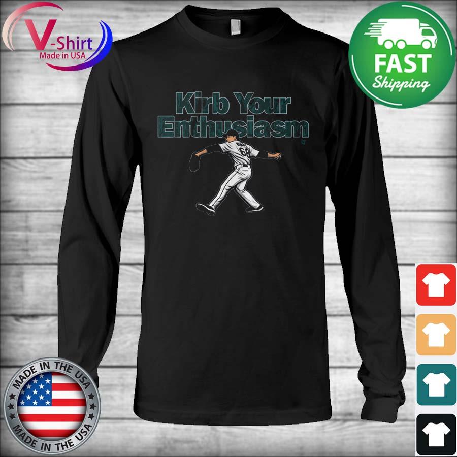 Funny George kirby kirb your enthusiasm Seattle mariners shirt