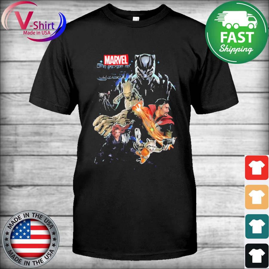 Marvel Puzzle Quest Galaxy Team Poster Graphic Shirt