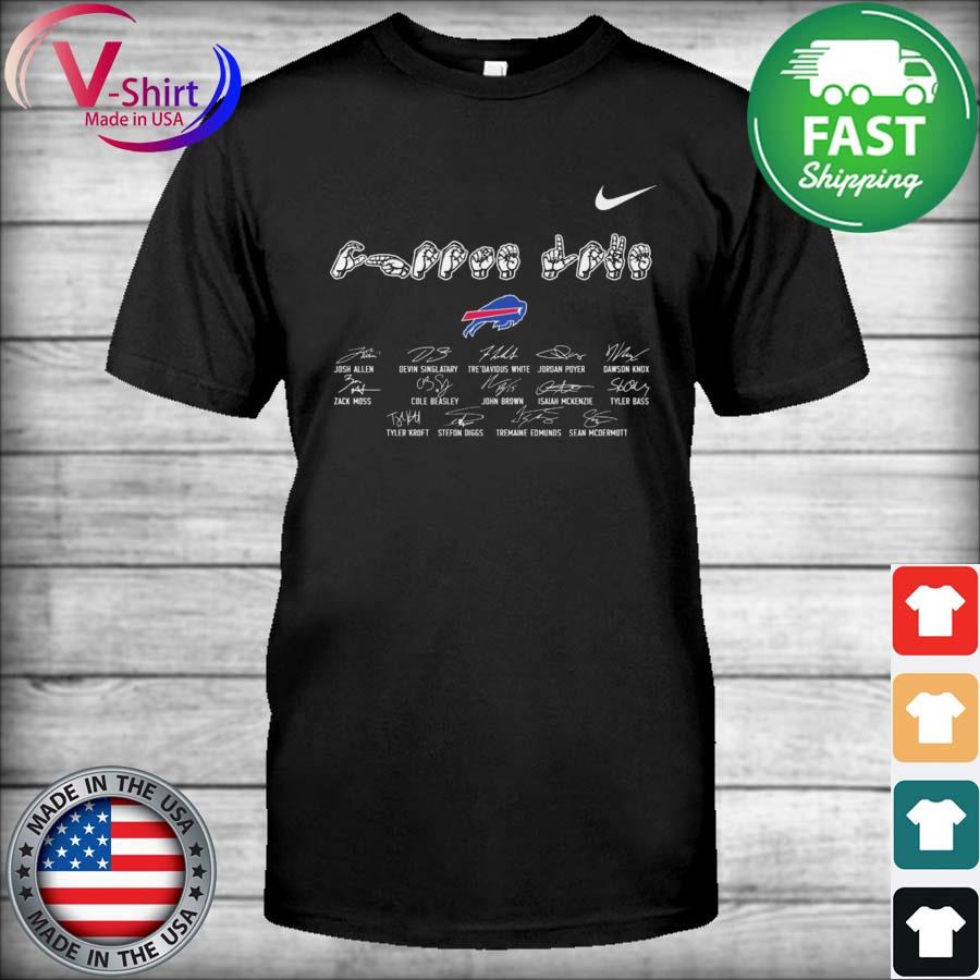 Buffalo Bills Diggs Josh Allen and Beasley signatures shirt, hoodie,  sweater, long sleeve and tank top