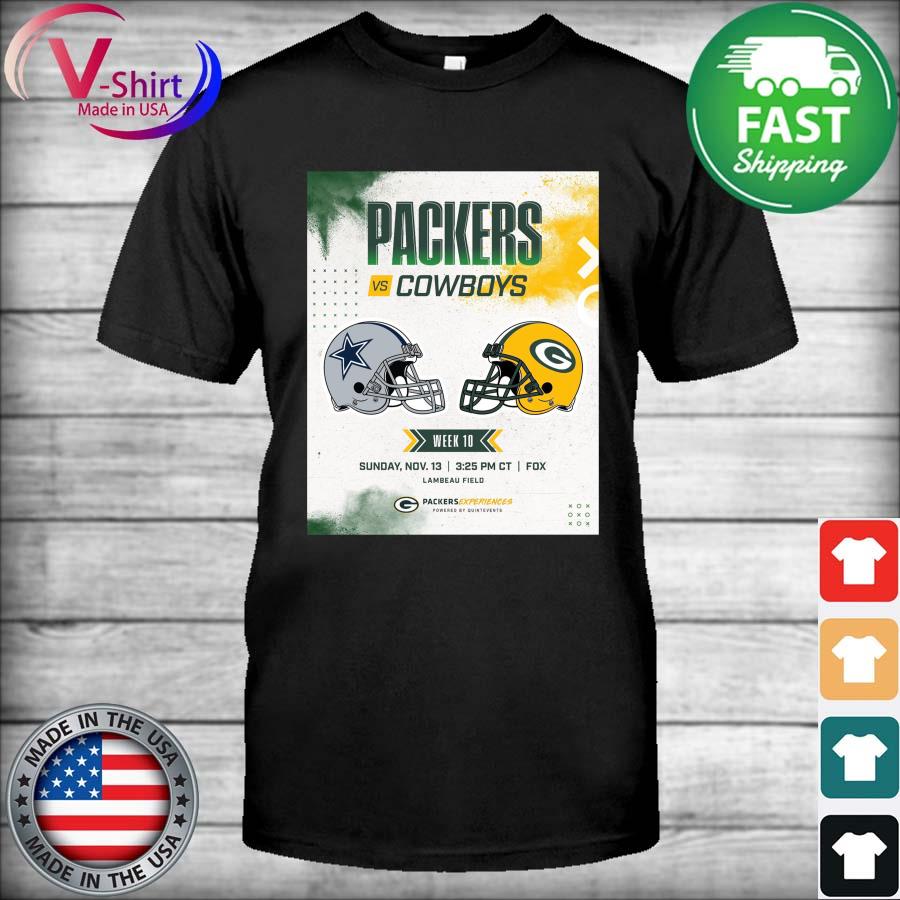 Dallas Cowboys vs green bay packers week 10 nfl shirt, hoodie, longsleeve  tee, sweater