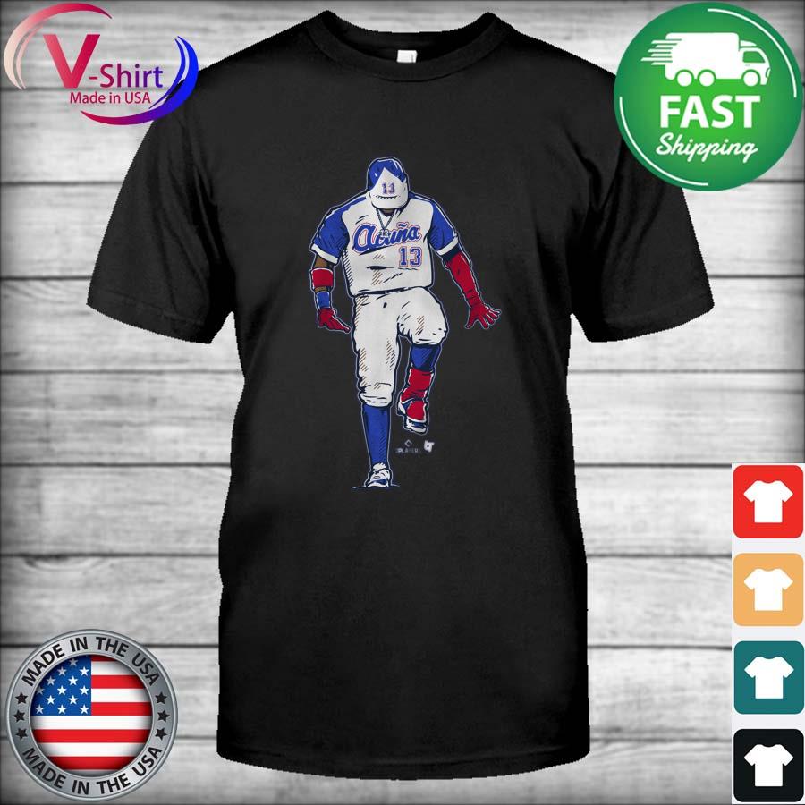 Ronald Acuña Jr: The SILENCER, Women's V-Neck T-Shirt / Extra Large - MLB - Sports Fan Gear | breakingt