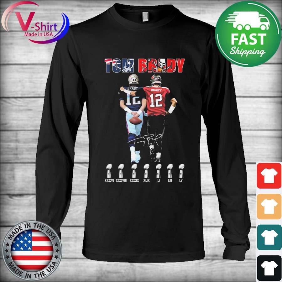 Tampa Bay Buccaneers super bowl lv champions signatures shirt, hoodie,  sweater, long sleeve and tank top