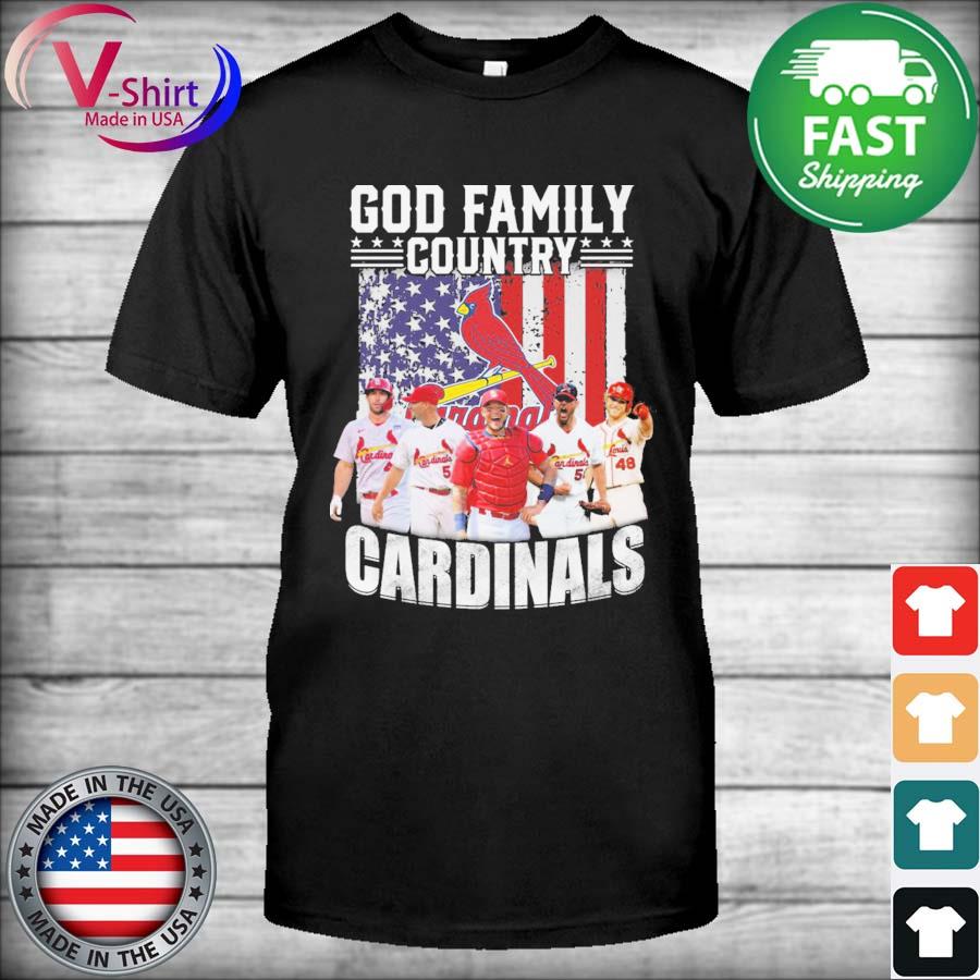 Official God family country st louis cardinals baseball 2022