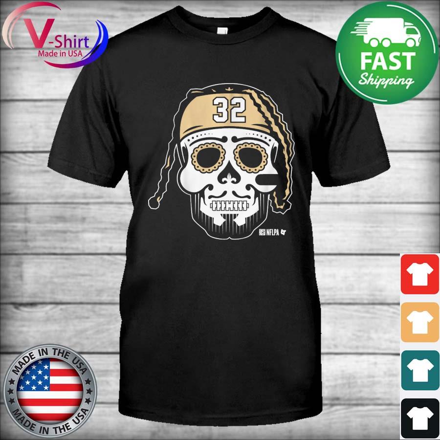 Official New Orleans Saints Tyrann Mathieu Sugar Skull Shirt