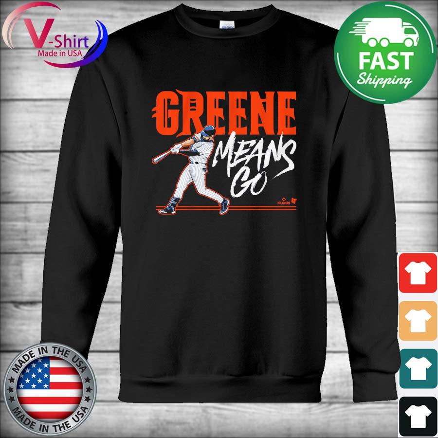 Riley Greene Means Go American baseball Detroit Tigers MLB T-Shirt, hoodie,  sweater, long sleeve and tank top