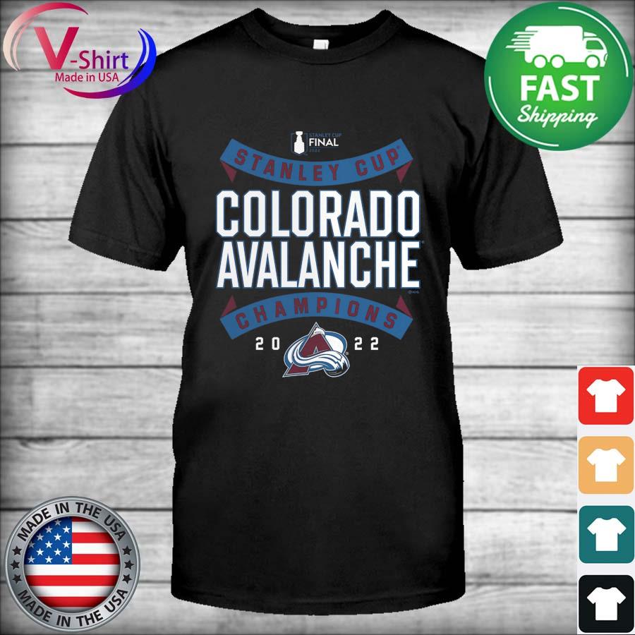 Colorado Avalanche 2022 Stanley Cup Finals Champions Hockey black t-shirt