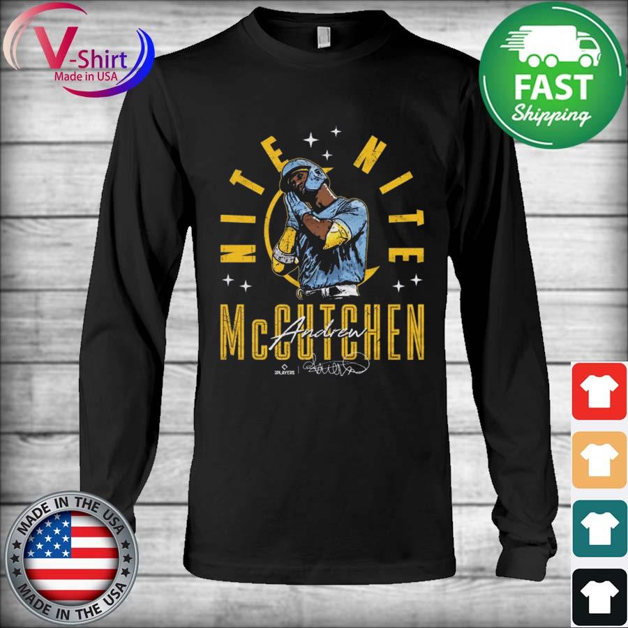 Andrew Mccutchen Milwaukee Brewers Nite Nite signature shirt - Kingteeshop