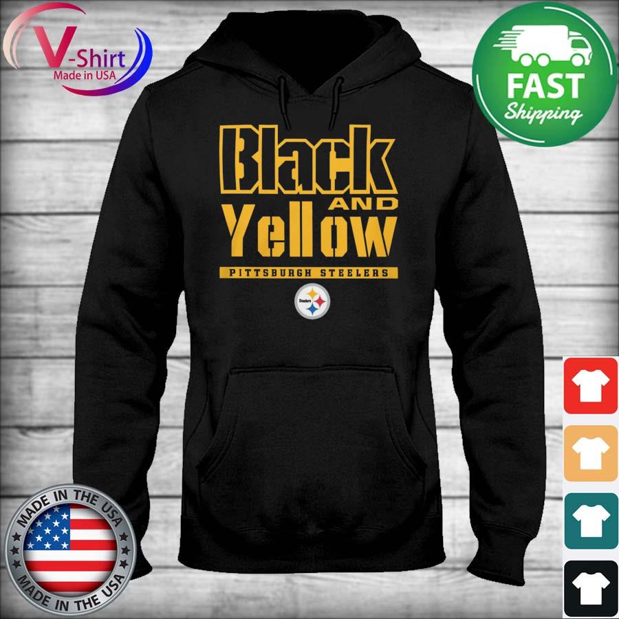 Steelers Men's Nike Dri-Fit Hooded Long Sleeve T-Shirt - M