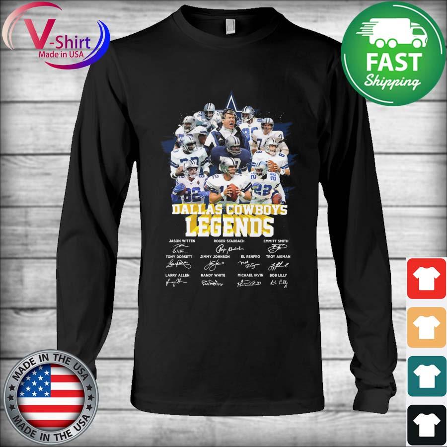 NFL Dallas Cowboys Legends Team Signatures Shirt, hoodie, sweater