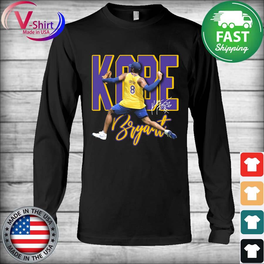 Kobe Bryant LA Dodgers baseball signature shirt, hoodie, sweater