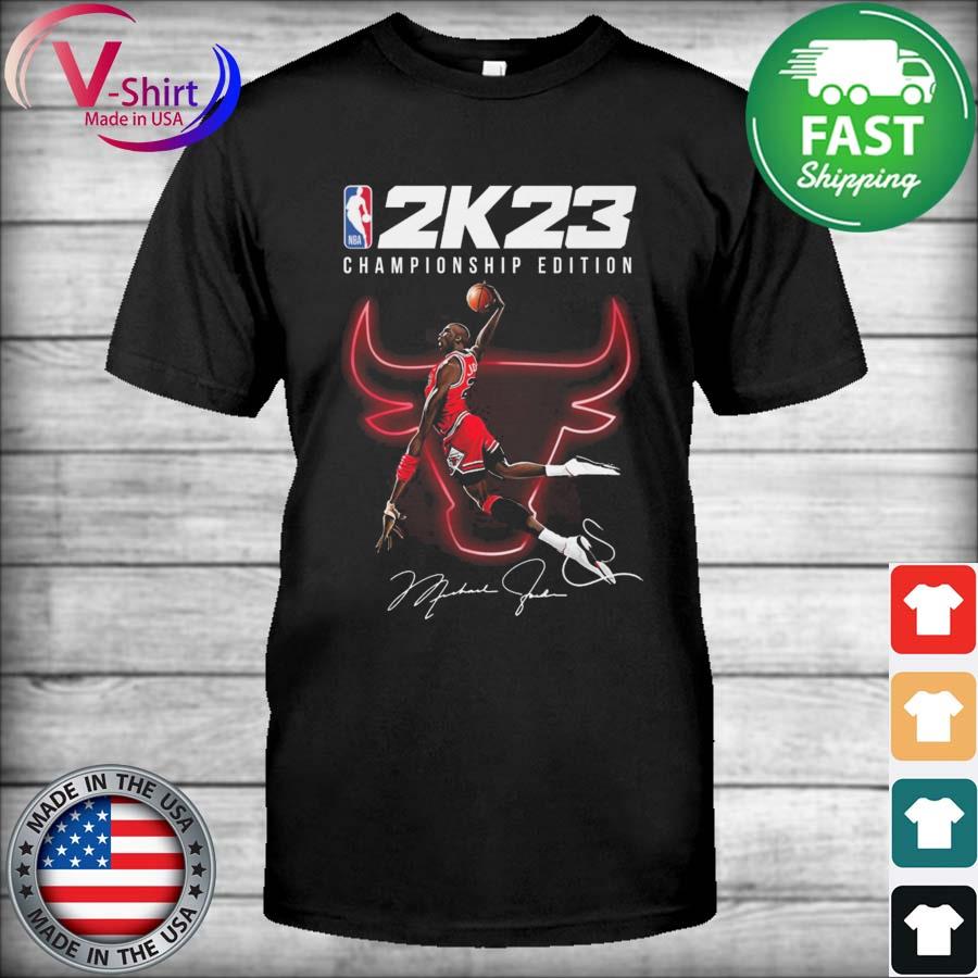 NBA 2k23 Michael Jordan Edition signature shirt, hoodie, sweater