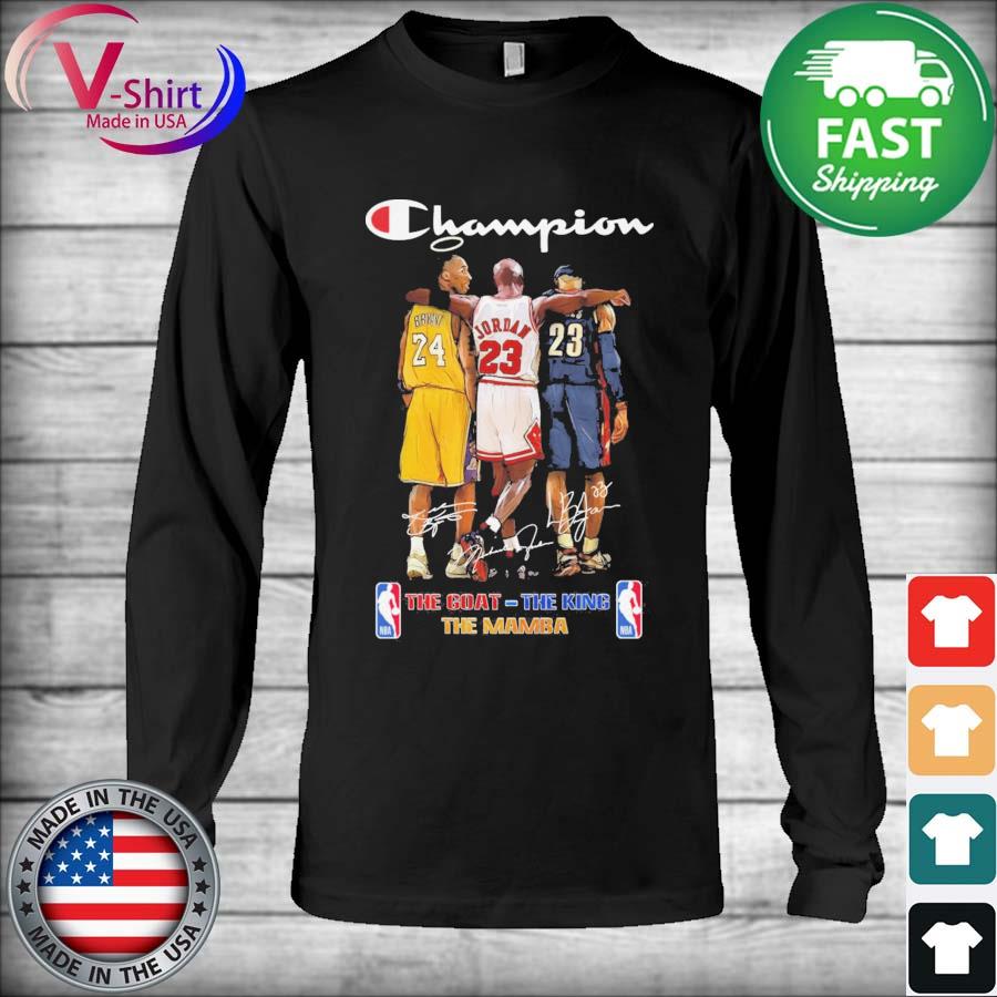 Nba Champions Kobe Bryant , Michael Jordan, Lebron James Signatures Unisex  T-Shirt