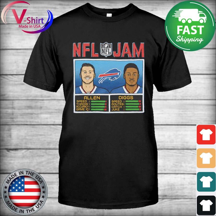 NFL JAM Buffalo Bills Josh Allen And Stefon Diggs Best T-Shirt