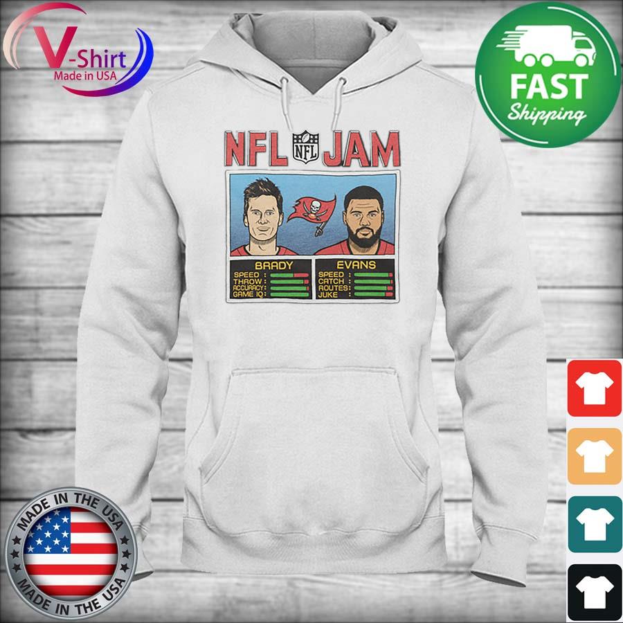 NFL JAM Tampa Bay Buccaneers Tom Brady & Mike Evans shirt, hoodie, sweater,  long sleeve and tank top