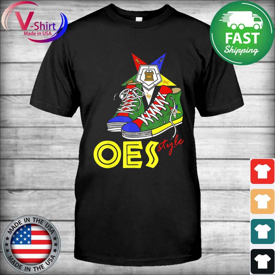 OES High top Sneaker Style of Eastern Star Parents’ Day T-Shirt