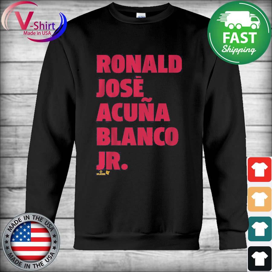 MLB Atlanta Braves Ronald José Acuña Blanco Jr Poster shirt, hoodie,  sweater, long sleeve and tank top