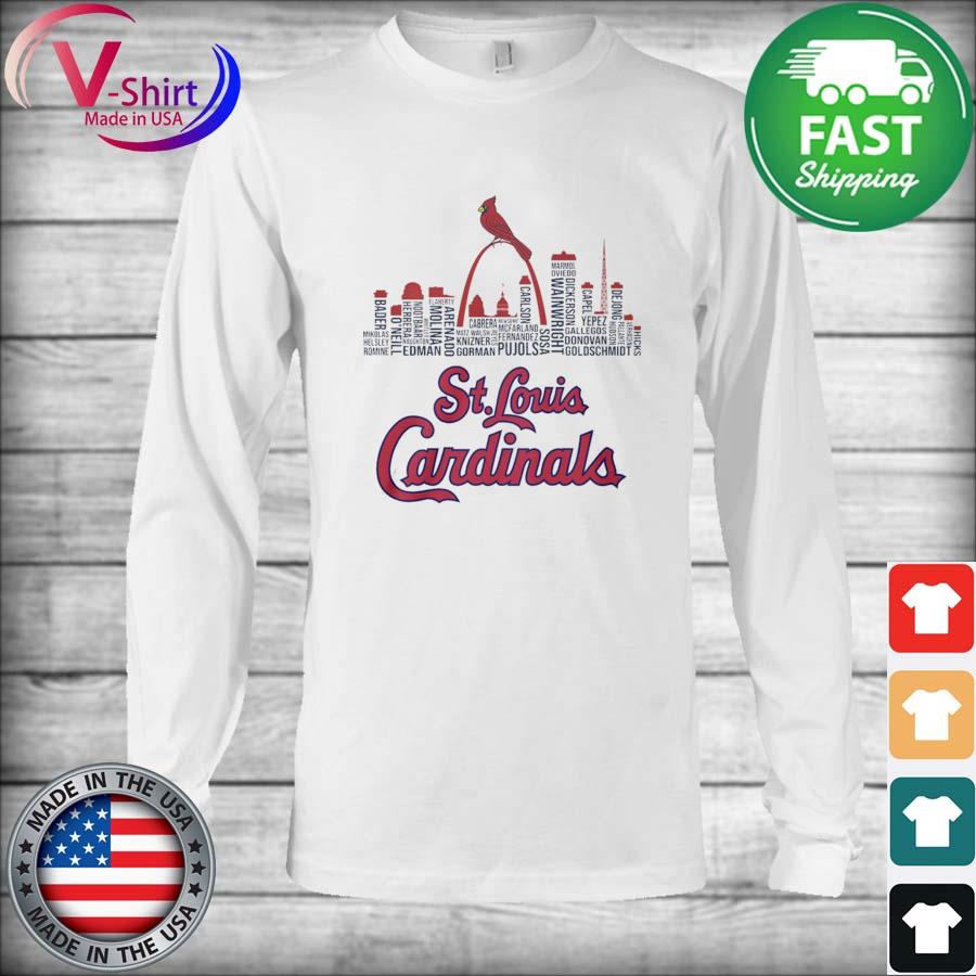 St. Louis Cardinals MLB Team Logo White T-Shirt