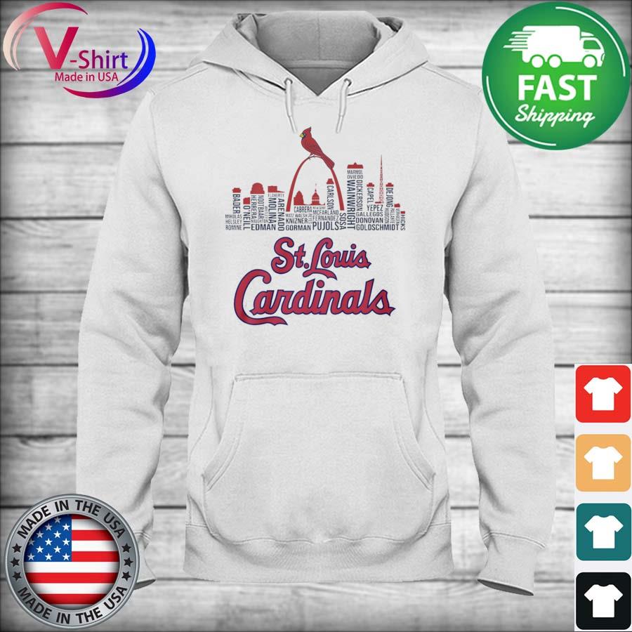 St. Louis Cardinal baseball skyline logo shirt, hoodie, sweater