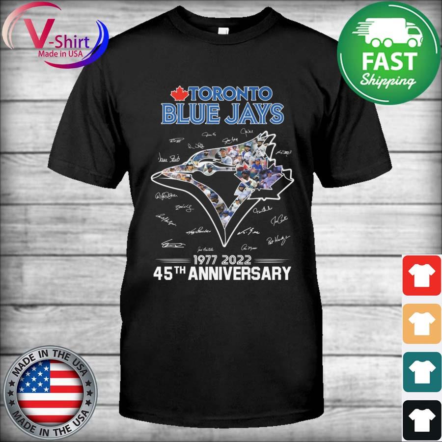 Signature and team baseball and logo the blue jays shirt, hoodie