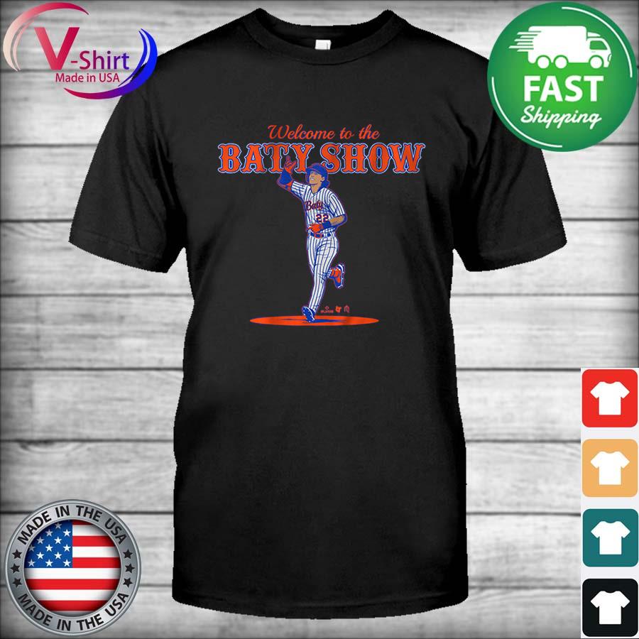 New York Mets Brett Baty welcome to the Baty show shirt, hoodie, sweater,  long sleeve and tank top