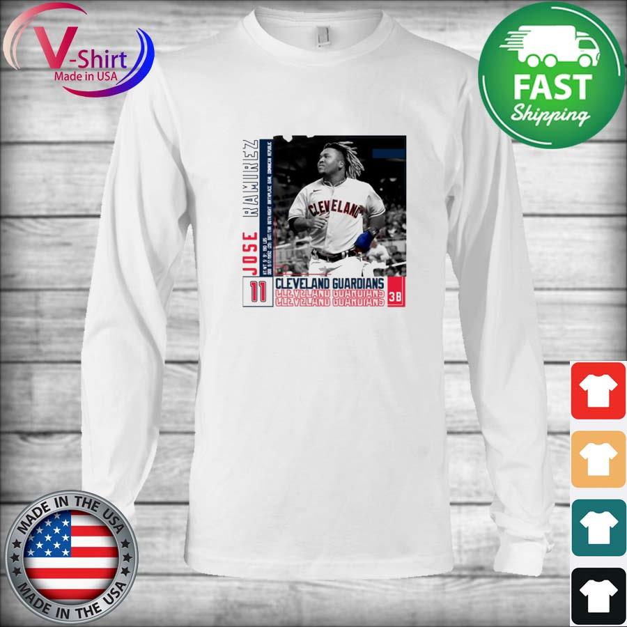 Jose Ramirez Cleveland Indians Baseball Shirt, hoodie, sweater, long sleeve  and tank top