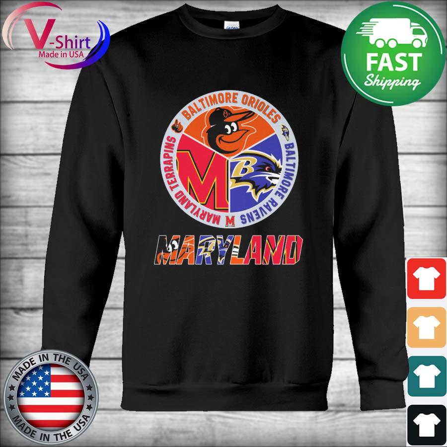 Maryland Baltimore Ravens Baltimore Orioles shirt, hoodie, sweater