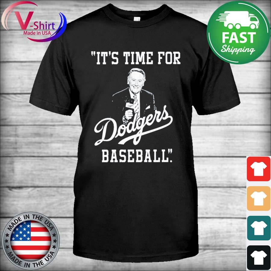 Vin scully shirt it's time for dodgers baseball 1927-2022 shirt, hoodie,  sweater, long sleeve and tank top