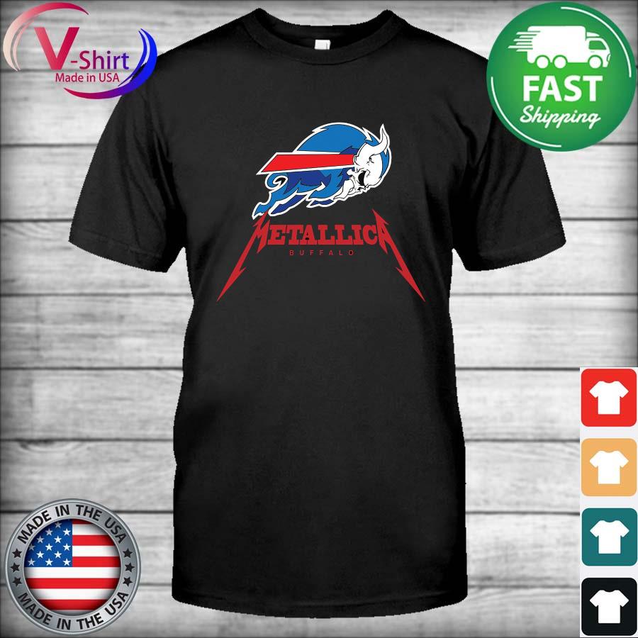 Official metallica Buffalo Bills shirt, hoodie, sweater, long