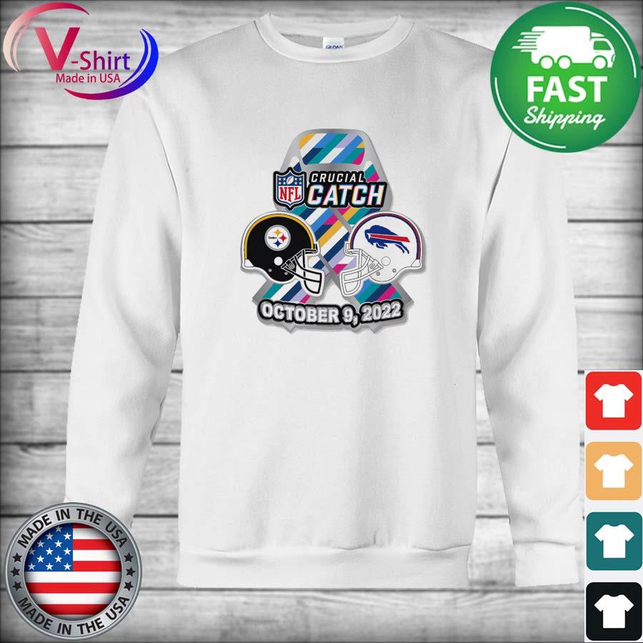 Pittsburgh Steelers vs Buffalo Bills Crucial Catch October 9 2022 shirt,  hoodie, sweater, long sleeve and tank top