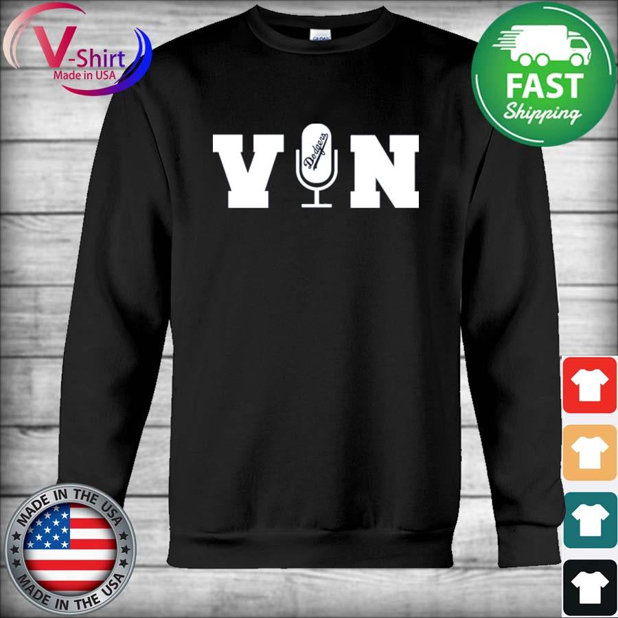 Thanks Vin Scully Microphone 1927 2022 LA Dodgers shirt, hoodie, sweater,  long sleeve and tank top