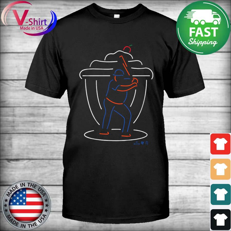 Vogelbach Neon Milkshake Shirt - MLBPA - Athlete Logos + BreakingT